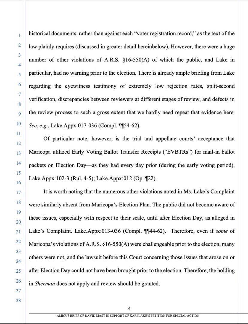 AnthonyDeWitt7's tweet image. Wow!!! Blistering opinions coming down from the Arizona Supreme Court this afternoon regarding Maricopa County’s violation of Arizona State law during the counting of ballots process is absolutely a must read!

The Arizona Supreme Court has ruled that lower courts made errors in