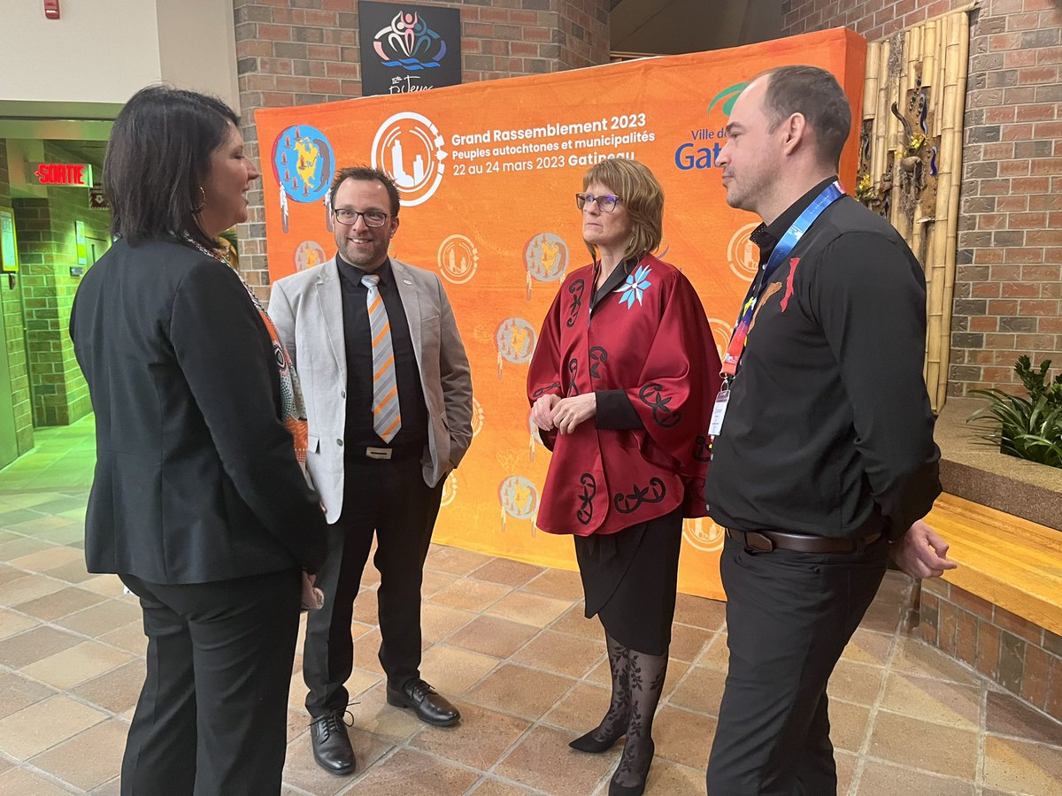 BelisleFrance's tweet photo. #GR2023Gatineau: l'occasion de continuer les discussions entamées lors des sommets précédents, vers l'atteinte d'une véritable réconciliation et de la création d'une sincère amitié entre nations, communautés, villes et municipalités. https://t.co/UmwZB6vzED