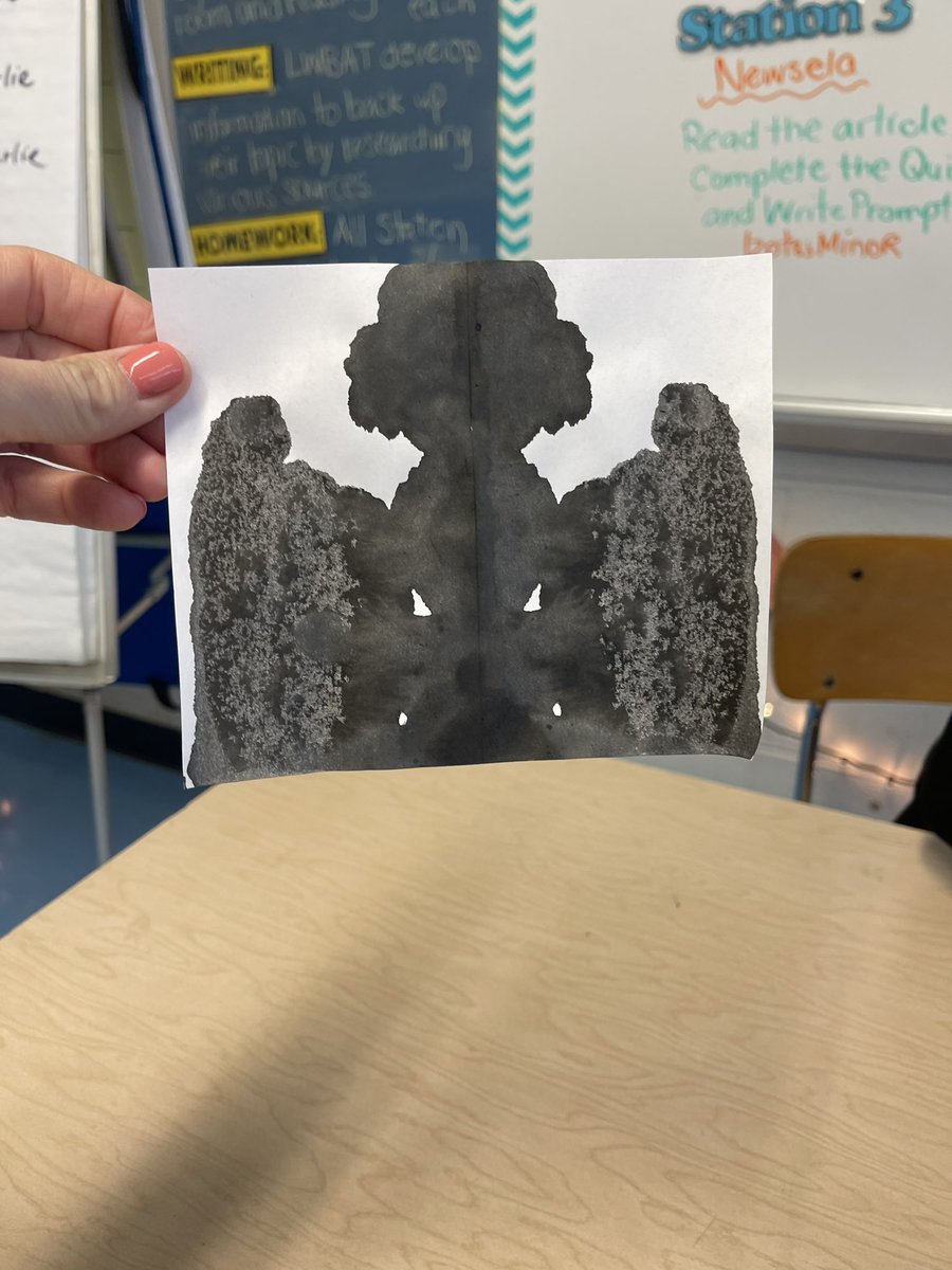 KSD_Curriculum's tweet image. When a post conference runs into preparation for the next class, and I get invited to stay! Thank you @Mrs_Iannotta for the opportunity to create! ❤️🤍 #FlowersForAlgernon #InkBlot #CollaborativeDiscussion #WritingOpportunity #LookLikeAnAngel😇