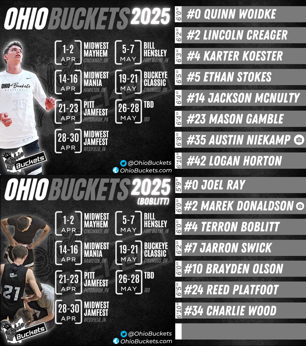 Ohio Buckets on Twitter "🗺️ HS SCHEDULES + 📝 HS ROSTERS…are live! 🏀🔥