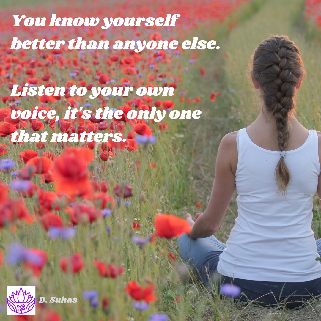 Wholistic_Suhas's tweet photo. Your inner voice is a personalised message from your Divine self 😇 Listening to your inner voice, intuition, hunches, and gut feelings is a good habit 😊

#innerengineering 

If and when you don’t listen to your intuition, things go wrong.

#wholisticsuhas https://t.co/WjD2JCS7Pu