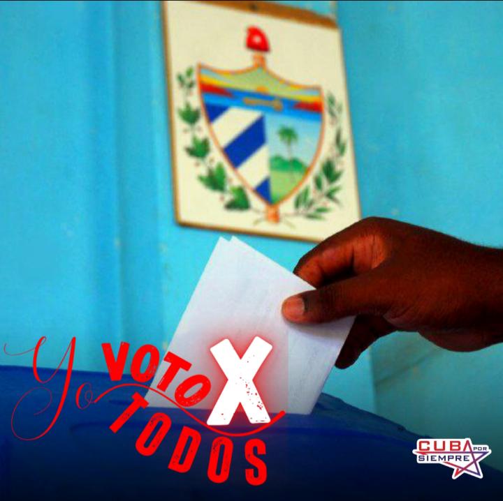 #YoVotoXTodos desde #SanctiSpíritusEnMarcha porque es mi derecho, libre y democrático 🇨🇺