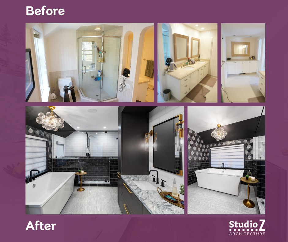 StudioZ_arch's tweet image. We completely transformed the bathroom in this Ann Arbor Hills home remodel! Their bathroom went from being outdated to one that has a classic spa-like feel.  

See more from this home remodel! 👉 lttr.ai/5kXn

#HomeRemodel #AnnArbor #HomeExpansion