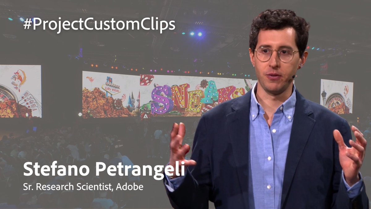 Ross_Quintana's tweet photo. To vote for this sneak use hashtag #ProjectCustomClips
#AdobeSummit #AdobeSneaks https://t.co/uhg4jM1pSB