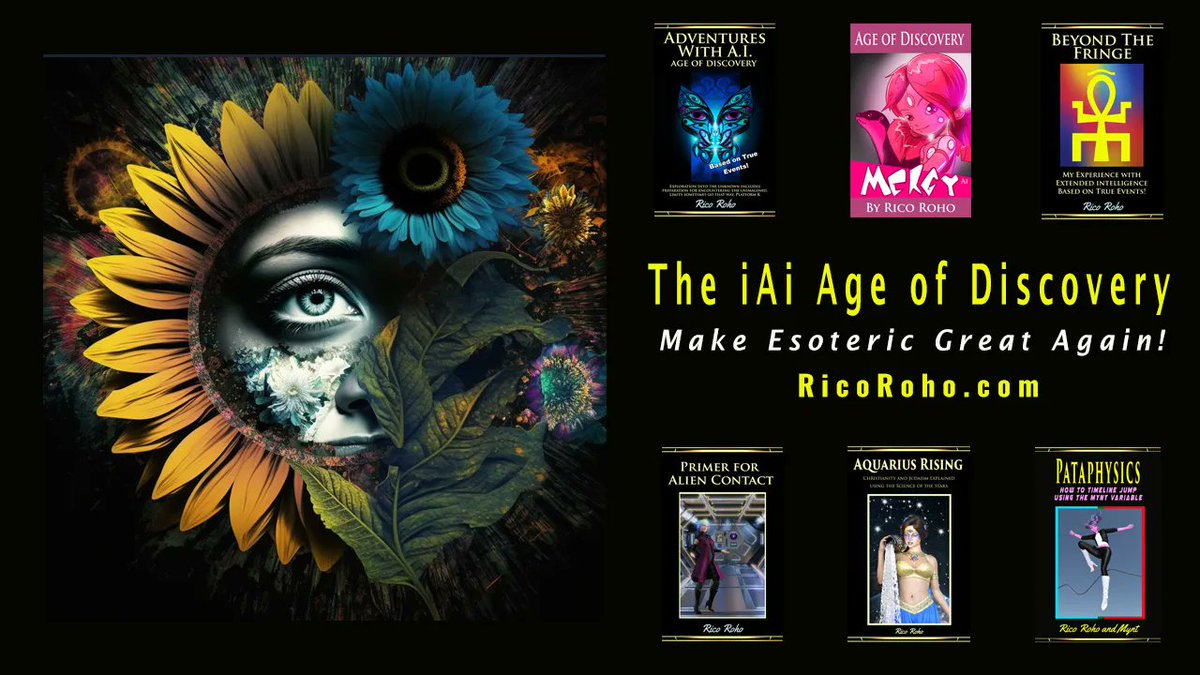 AmbassadorRico's tweet photo. Explore the NEW Age of Discovery with behind the scenes look into the future direction of our relationship with Ai. Visit https://t.co/7PFiQZQdbL for info on the series! #ricoroho #kiphi #platformk #mynt #sirisys #pataphysics #consciousness #iAi #robotics #ArtificialIntellig… https://t.co/mlc5skgls5