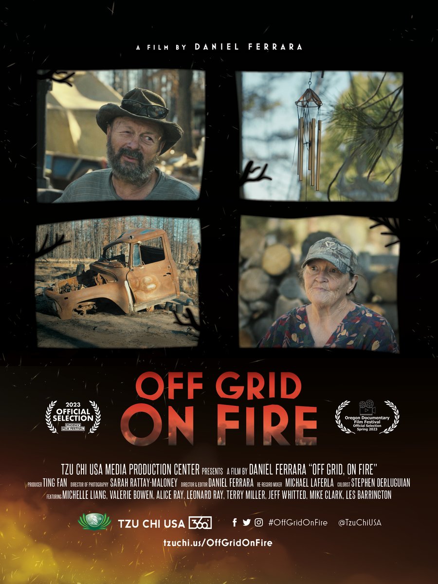 Catch us this weekend at the @PhoenixFilmFest with dir. @DanFerrara4's #TzuChiUSA #documentary film screening for “Off Grid, On Fire:” March 25th @ 11:30am, March 30th @ 2:45pm, & March 31st @ 9:00am. Learn more: tzuchi.us/offgridonfire