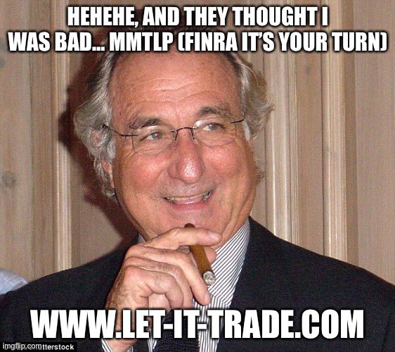 LetItTrade's tweet photo. Bernie says your screwed FINRA.. #metafarm #mmtlp #ReleaseTheBlueSheets #facesofmmtlp https://t.co/aodzKtqTEc