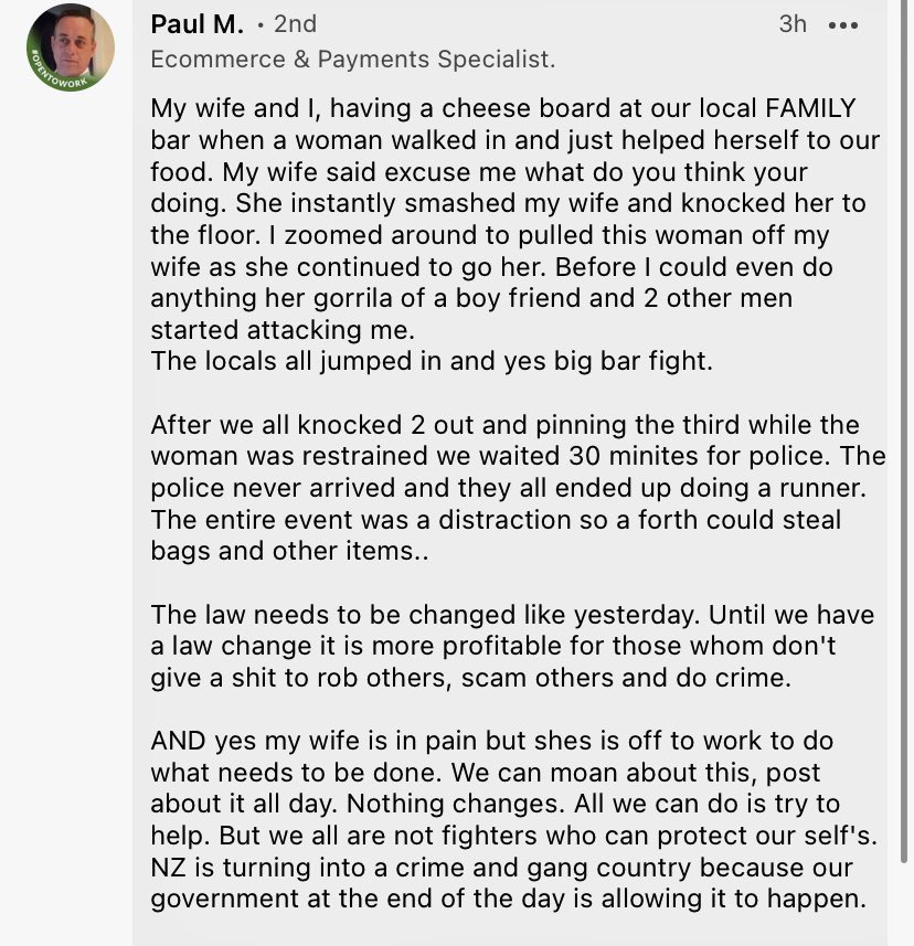 PureBloodKiwi's tweet photo. Out of control!!! π³
Read these two personal stories from people who commented on this article. NZ is crumbling
#nzcrime #ramraids https://t.co/uEjL6tPzmz