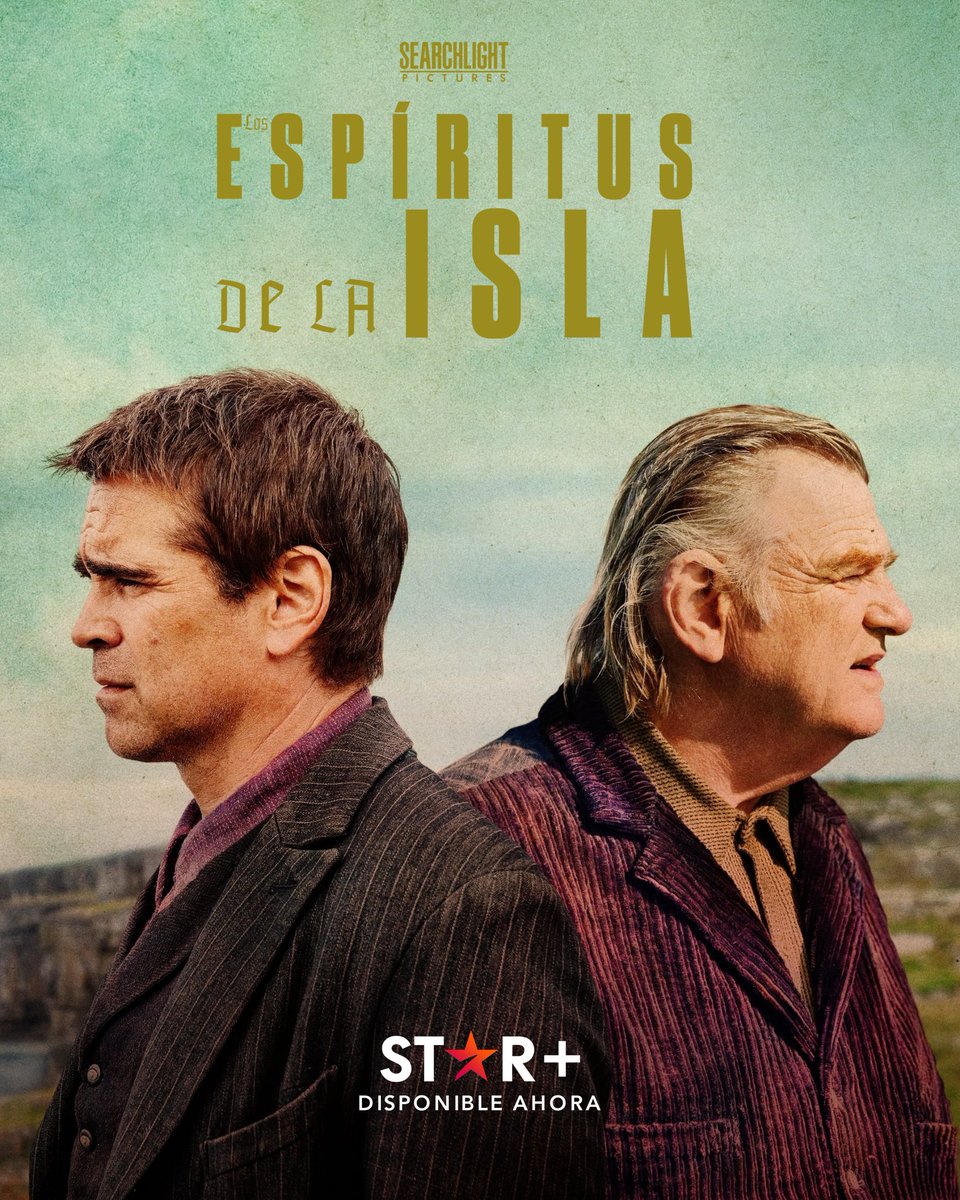 Una de las películas más aclamadas del momento llegó a #StarPlusLA.

'Los Espíritus de la Isla' (#BansheesOfInisherin) ya está disponible.