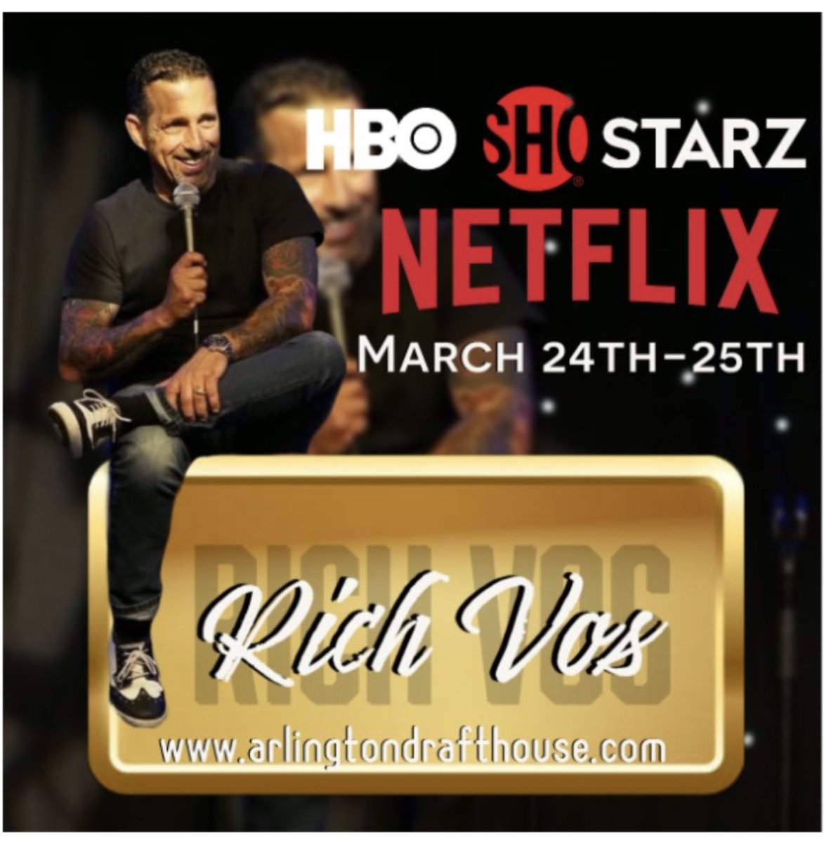 RichVos (@richvos) on Twitter photo This weekend don’t forget, <a href="/cinemadraft/">Arlington Drafthouse</a> , Arlington VA! richvos.com for more dates and tickets! This weekend don’t forget, <a href="/cinemadraft/">Arlington Drafthouse</a> , Arlington VA! richvos.com for more dates and tickets!