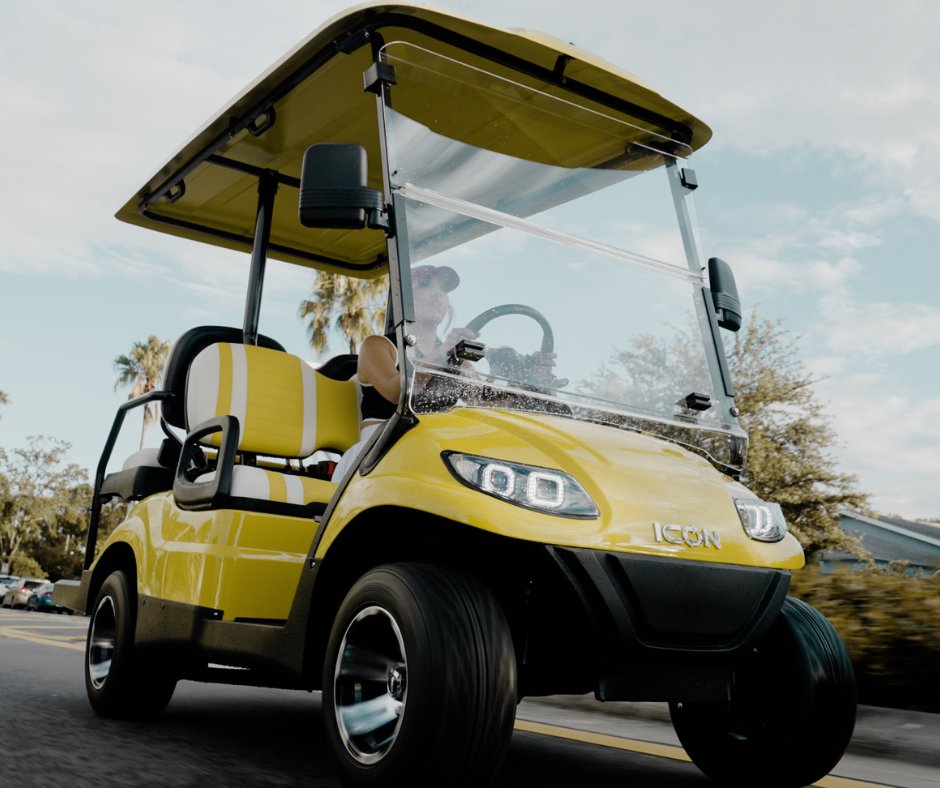 Stand out with ICON EV golf carts! We have a variety of models and styles in stock for you to choose from at I29 RV, Marine & Outdoor! click i29rv.com/--inventory?ca… TODAY! #i29rv #golfcart #golf #rv #camper #golfcourse #customgolfcart #golflife #golfcartlife #summeriscoming
