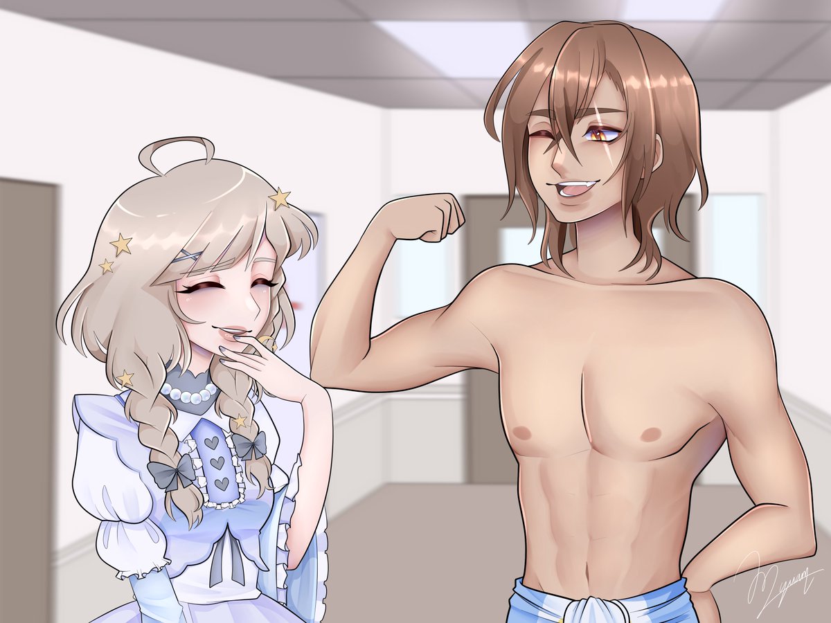 xLumymi's tweet photo. HE ACABADO 1 DIBUJITO !! Es mi oc y el de 1 amiguito https://t.co/bxjickeCGU