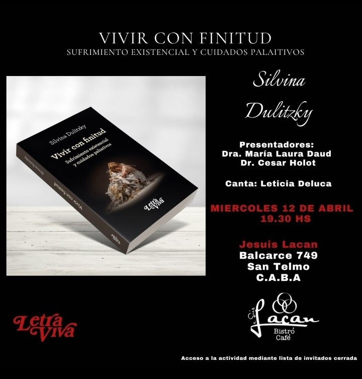 Vivir con finitud es un modo de pensar la vida, pero también es una perspectiva hacia el final. La vida y la muerte definen un recorrido subjetivo que marca la trayectoria de un sentido vital. Los cuidados palaitivos le devuelven voz a los sujetos sufrientes y murientes