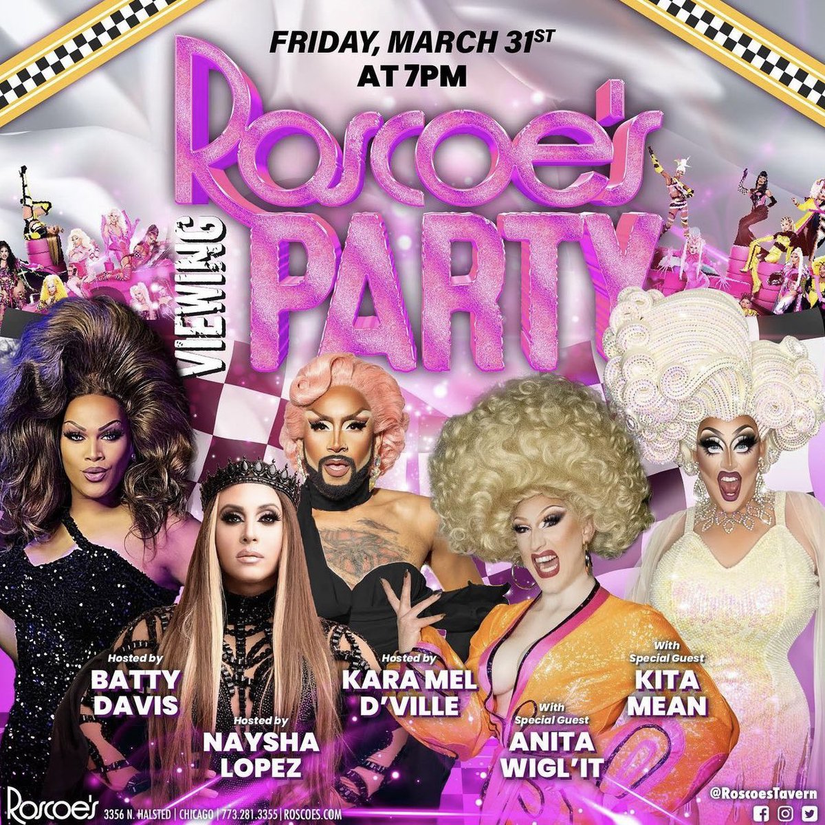 Chicago! I’m coming! 😍😍😍 I couldn’t be more excited for @Roscoestavern with @KitaMean !!
