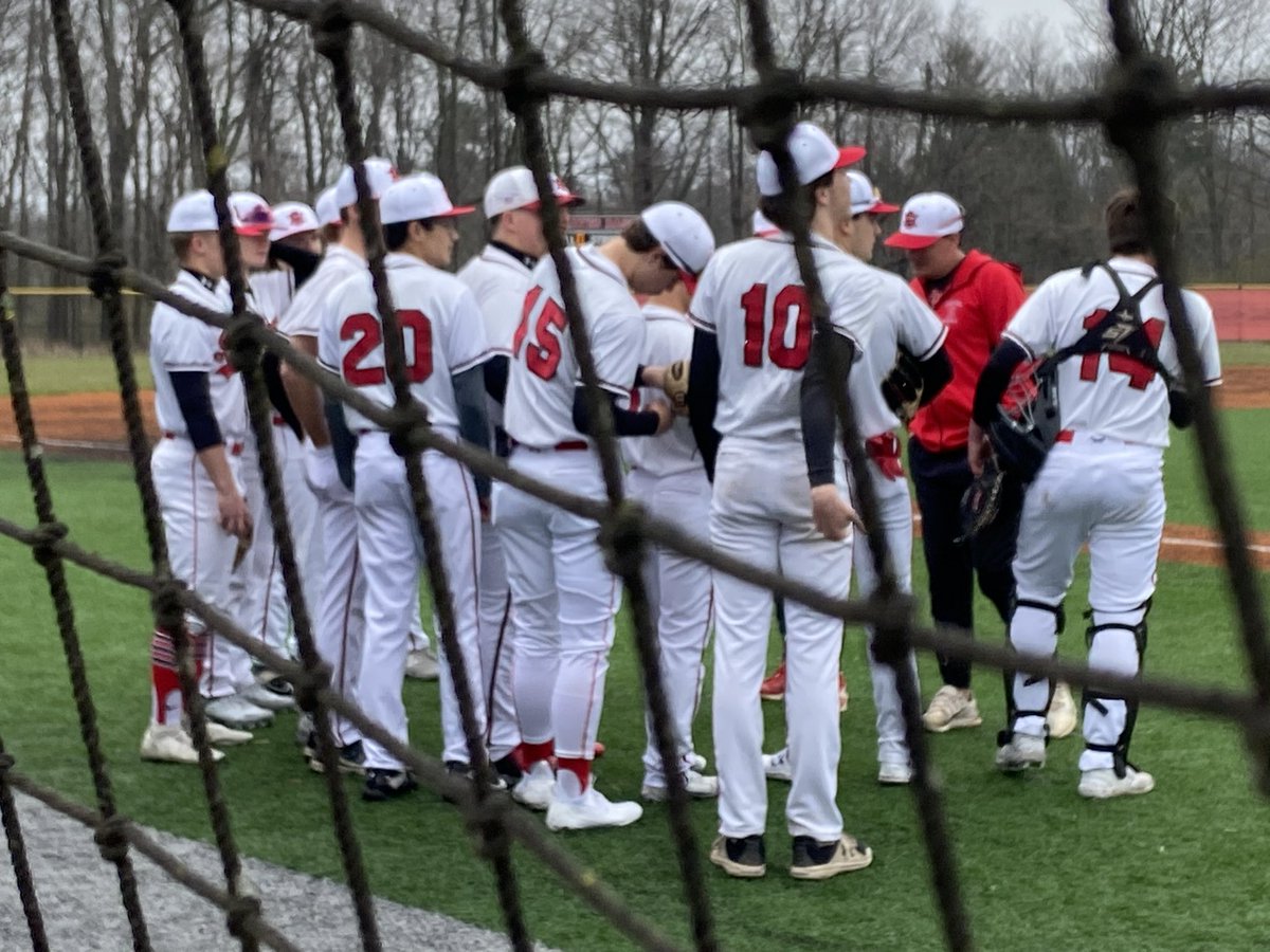 IHBravesBase's tweet photo. Great game against Roger Bacon today as @Ahans155 and @TrentHartman9 both hit homers en route to a 13-6 win. Next up: season opener vs. Napoleon HS on Saturday. https://t.co/ga5j48T6SM