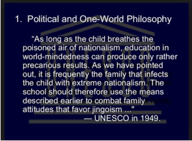 MelKShow's tweet photo. And you wonder what is happening to our kids?? The key ingredient right from the start #endtheUN #exitUnesco #stopparticipating #rejectAgenda2030 #saveourfuture https://t.co/1OhNoksxix