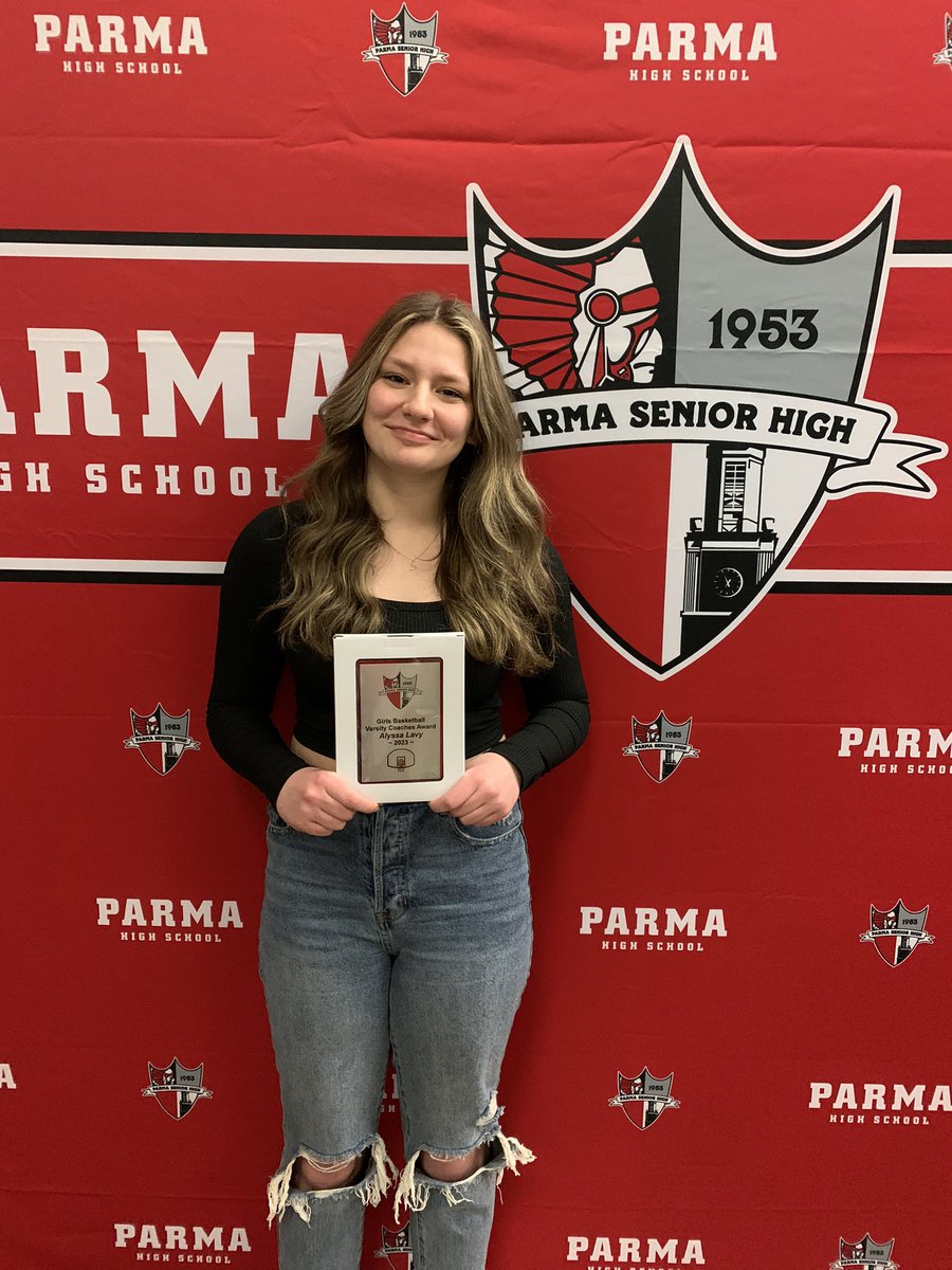 PSHgirlsBball's tweet photo. Congratulations to @alyssaalulu on receiving the varsity Coaches Award for her reliability, availability, and coachability! #GoParma https://t.co/DjbVKsSlze