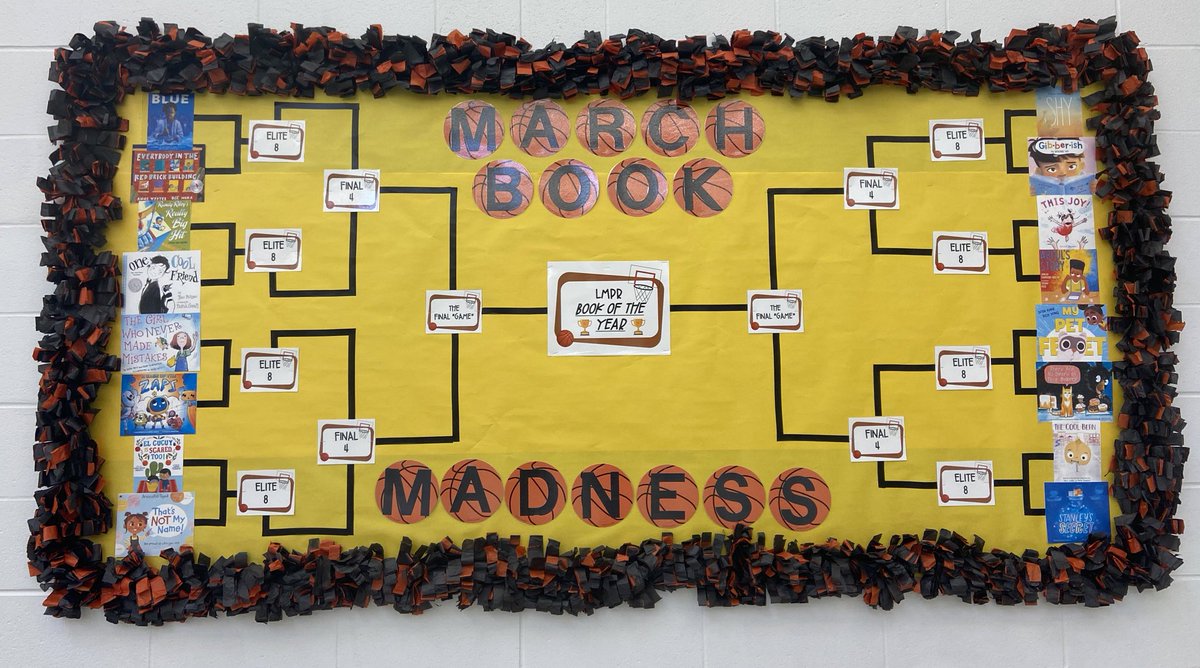 EleiseF's tweet photo. Excited to start voting on LMPR’s version of March Book Madness!  Getting kids excited about reading is the best!! ❤️ 📚 @LM_Schools https://t.co/s0jxDYkvnr