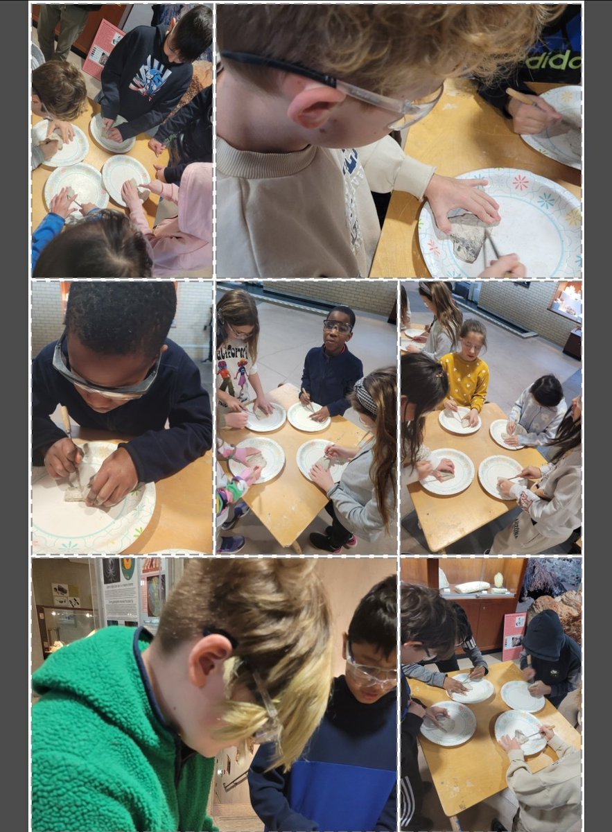 MsOwensCardinal's tweet photo. Fantastic day at University of Waterloo Earth Sciences Museum for Ms. Owens and Mrs. Box's classes. So many hands-on learning opportunities for our Rocks and Minerals focus. First trip in 3 + years was a hit! @JSCardinals https://t.co/ByRkmKQtMD