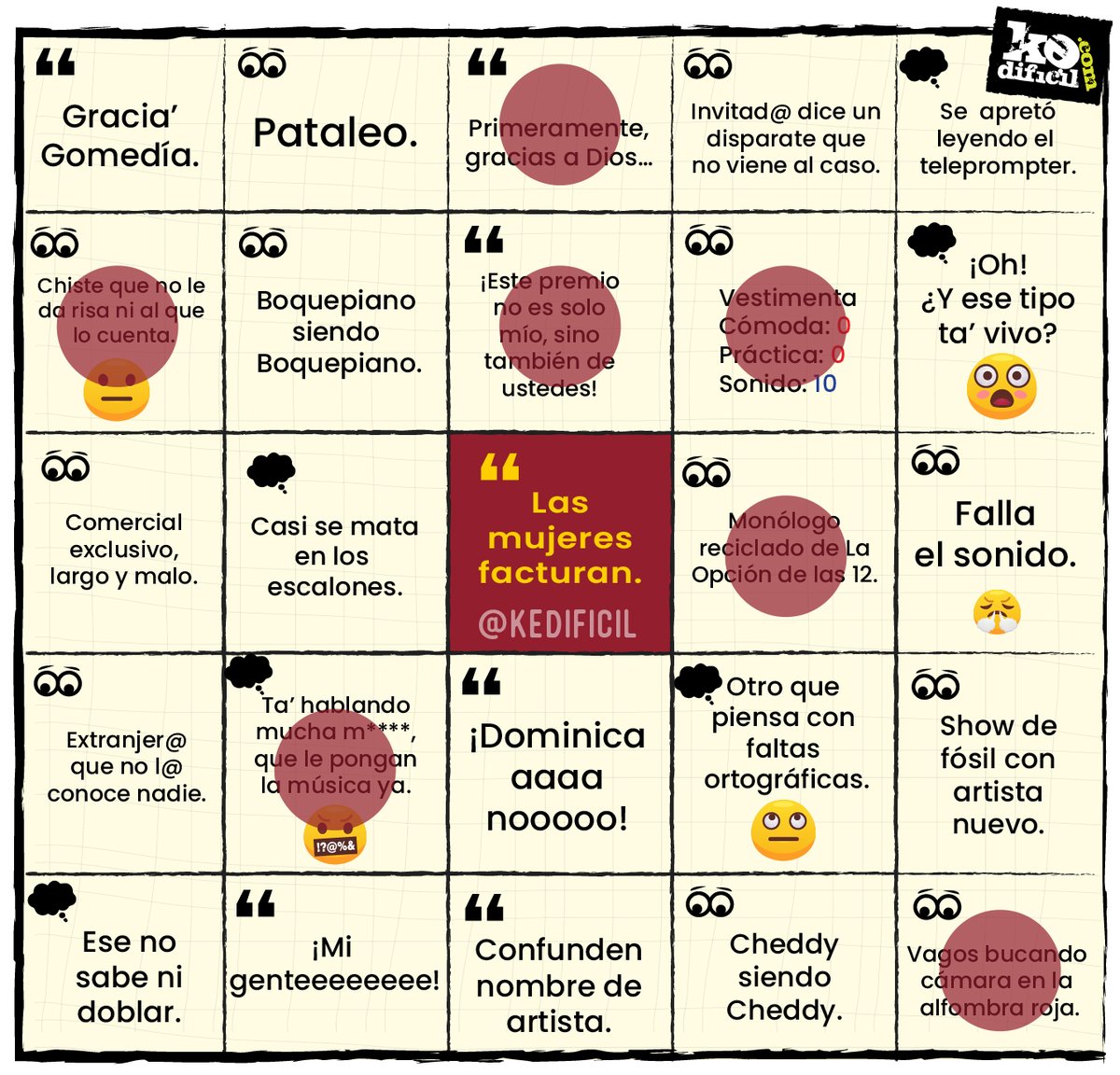 KeDificil's tweet image. Así vamos. ¿Nos falta alguno? #KeDificilSoberano