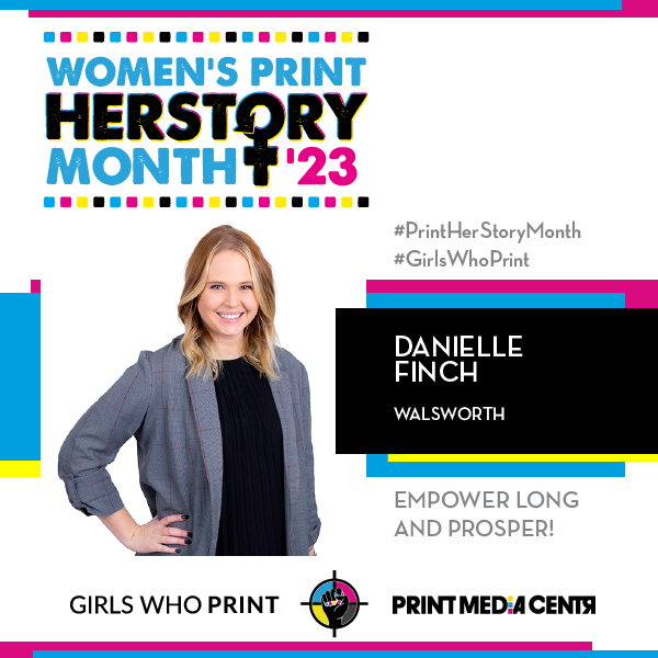 #PrintHERStoryMonth 2023: Meet Danielle Finch, Walsworth

My role focuses on managing our websites to ensure a positive and reliable user experience, which translates into a seamless printing process.

Read more: ow.ly/hfa650NjJM9

#girlswhoprint #womenshistorymonth