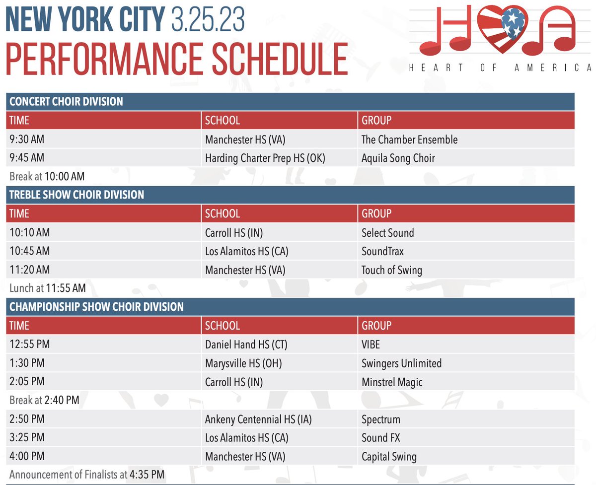 HOAshowchoir's tweet photo. #HOANYC is just a few days away. Can't attend in person? Catch the Live Stream brought to you FREE thanks to the generosity of our sponsor @musictravel1!  #HOAchoirs #choir #showchoir 
https://t.co/Ew2Iryetd3 https://t.co/uK7G1I19IY