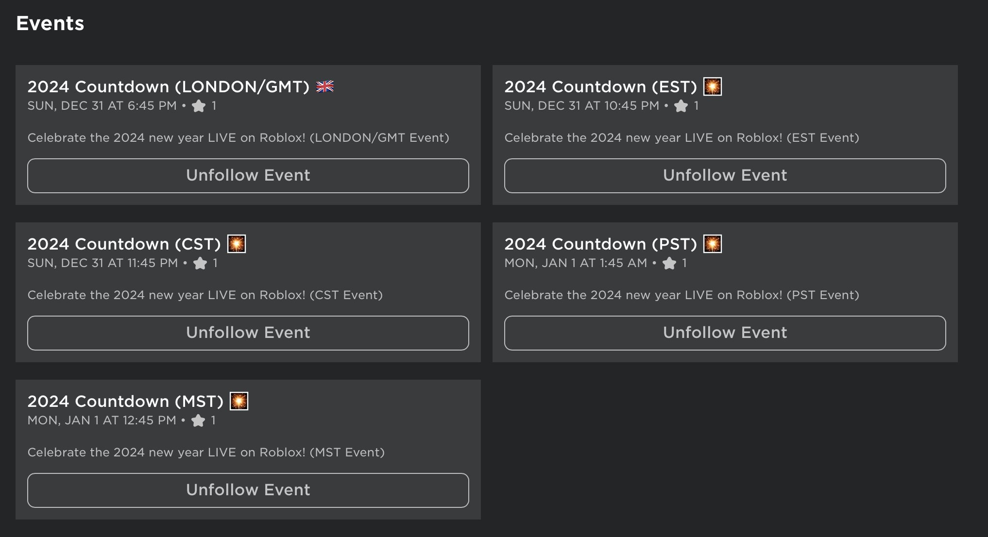 Roblox Events 2024 risa rosamond