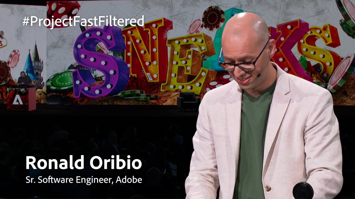 Ross_Quintana's tweet photo. To vote for this sneak use hashtag #ProjectFastFiltered
#AdobeSummit #AdobeSneaks https://t.co/D5z7nX4q3C