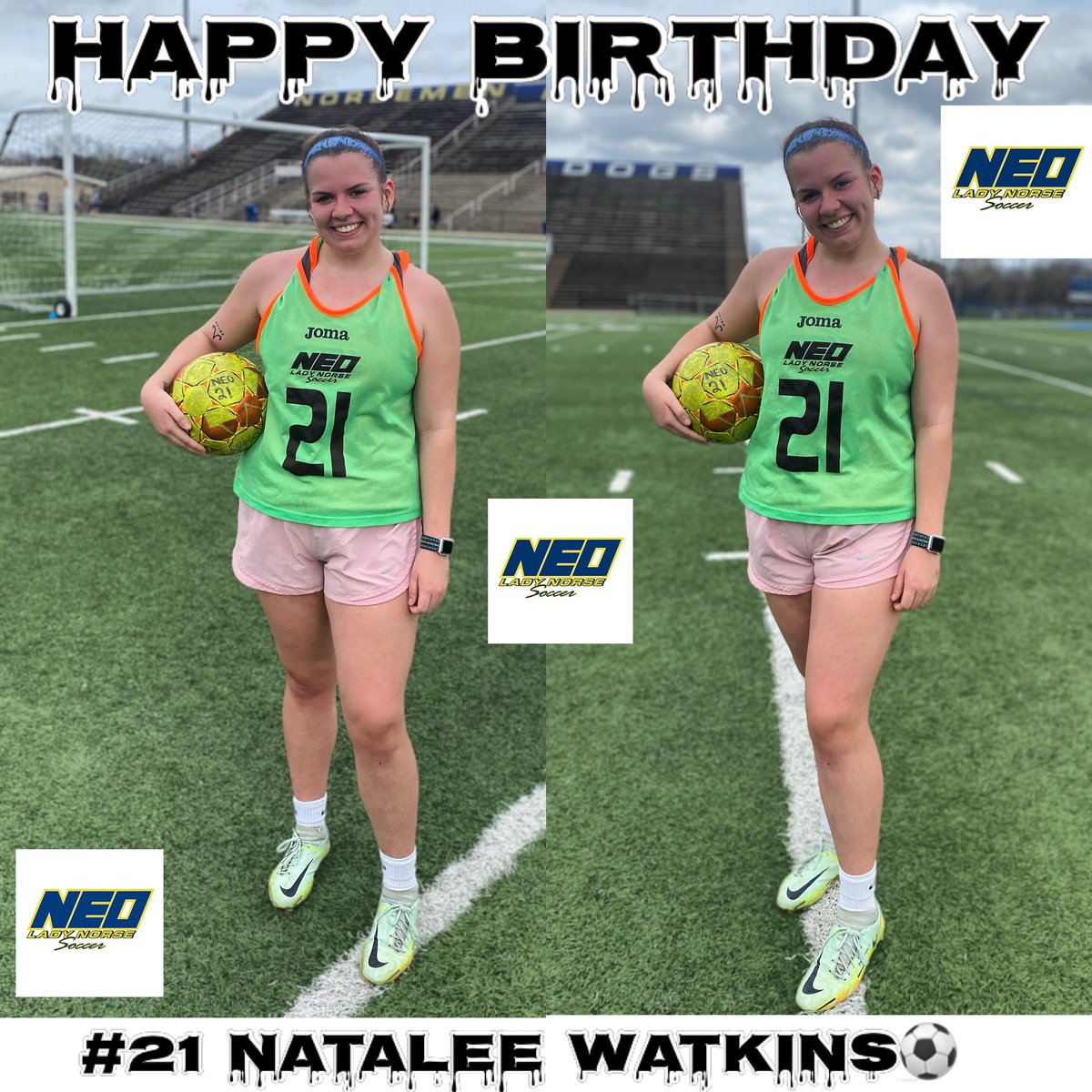 Happy Birthday #13 Natalee Watkins #neoladynorsesoccer #njcaawomensoccer