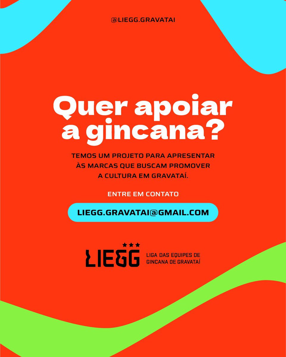 🎯 Quer apoiar um dos maiores eventos de Gravataí e ajudar a promover a cultura da cidade? Temos um projeto para apresentar para você!

📧 Entre em contato conosco:

★★★ liegg.gravatai@gmail.com

<a href="/equipeazzurra_o/">Equipe Azzurra 🦊</a> <a href="/losmucholocos_/">Los Mucho Locos 🇲🇽</a> <a href="/equi_retalho/">EquiRetalho 💎</a>