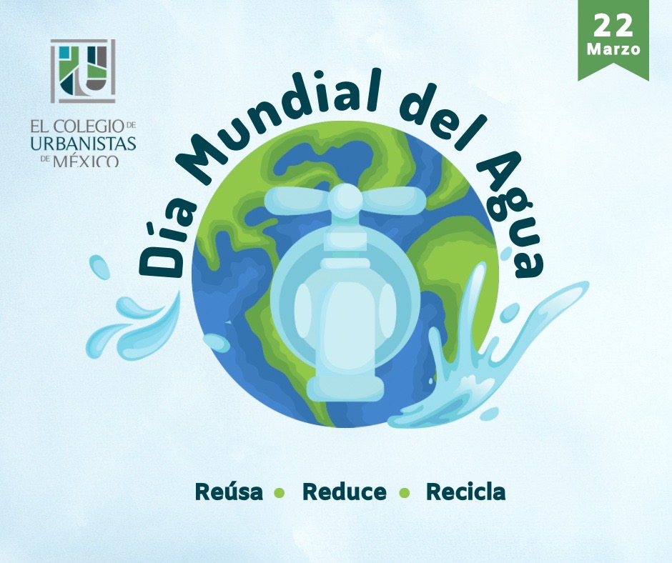 ECUMX's tweet photo. 22 de marzo, #DíaMundialdelAgua 💦

📆En este día, recordamos la importancia de preservar y proteger nuestros recursos hídricos para las generaciones presentes y futuras.

#CDMX 
#Agua 
#ColegioDeUrbanistasDeMéxico https://t.co/oxAyUqTkUK