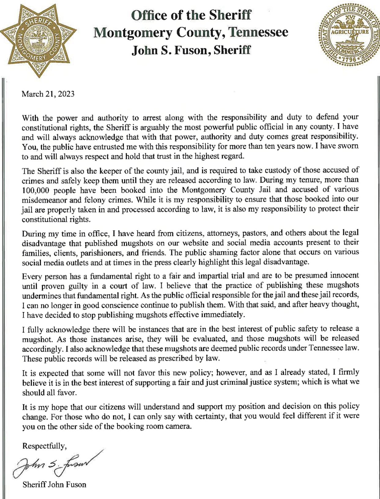Clarksville Montgomery County Sheriff Department - u7a6mbj