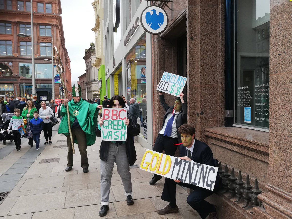 xr__ni's tweet photo. Rebel St.Patrick chasing the snakes out of Ireland!
#ClimateCriminals #bbcgreenwash #dontmineus #notoxicmining #dalradianout #switchit #BetterWithoutBarclays #greenfinance #FossilBanks https://t.co/Nure81CSIe