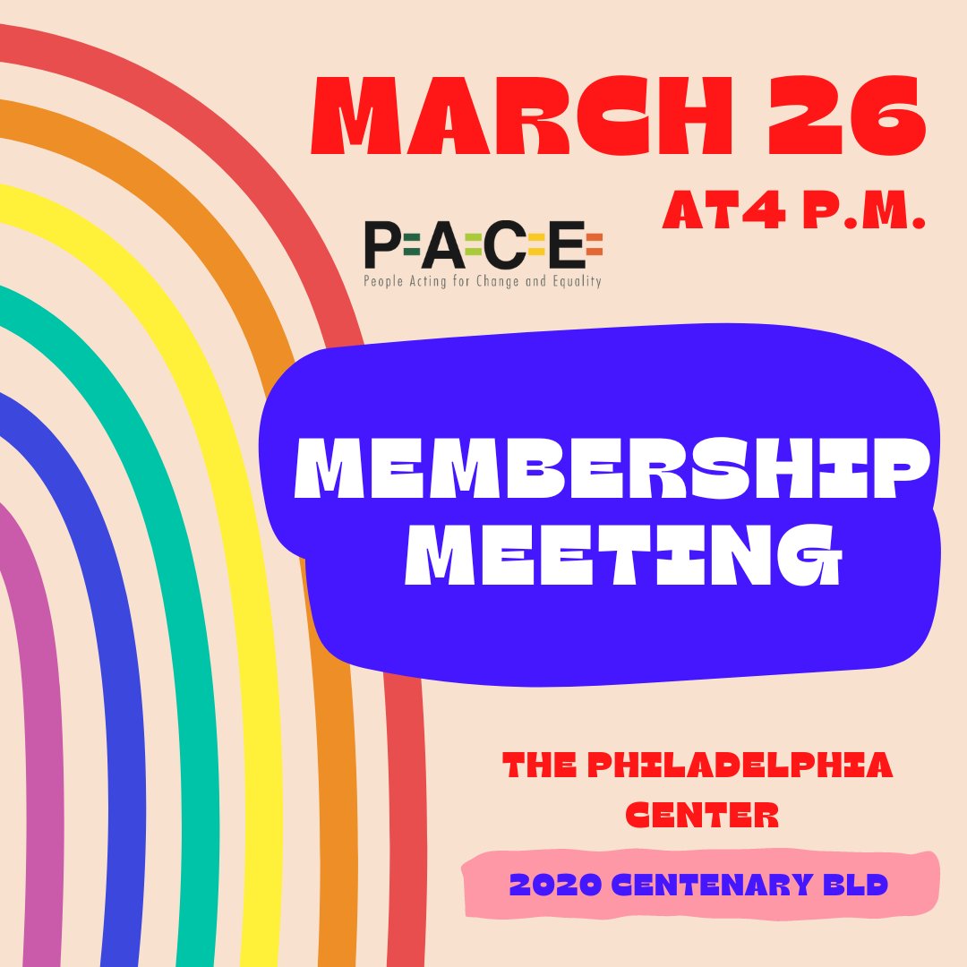 🌈 Our next Membership Meeting will be March 26!