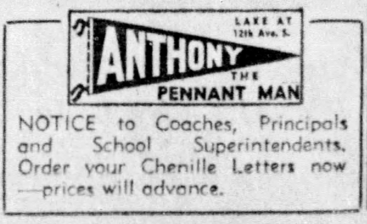 Four ads, Minneapolis Tribune
March 22, 1936