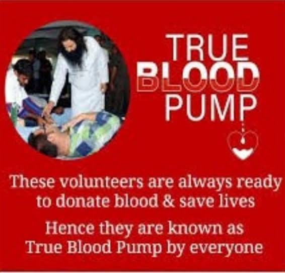 vijaysa7031374's tweet photo. Donating blood is not only helping others but it is beneficial 4 the blood donors.Saint Dr. @Gurmeetramrahim Singh Ji Insan told that by donating blood more pure blood is formed within a week.Followers of DSS donate blood regularly so they are known as #TrueBloodPump is named. https://t.co/S6oEWOydvo