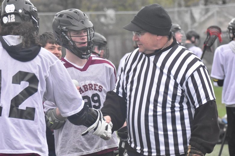 mhsfll's tweet photo. We are always looking for more passionate individuals to help officiate!

You can play on a team and still ref! For alumni, it’s a great way to give back to the game! Reach out to @MBLacrosse for more info. https://t.co/lrItaNCN01