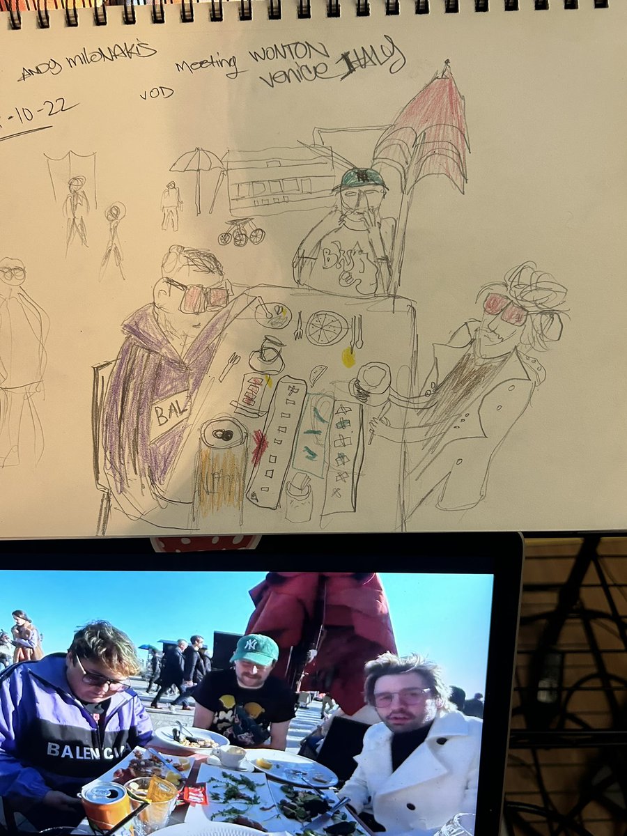 LitchfordAustin's tweet photo. @andymilonakis yo andy i’ll trade you an authentic one of one drawing of you in italy for any GOAT SOUP NFT BABY!! #andymilonakis #goatsoup ily send me goatsoup plz 0x1A3aD8Cab4d72d8DfDAce90f15DBdB9d465c204f https://t.co/e87IWohIPk
