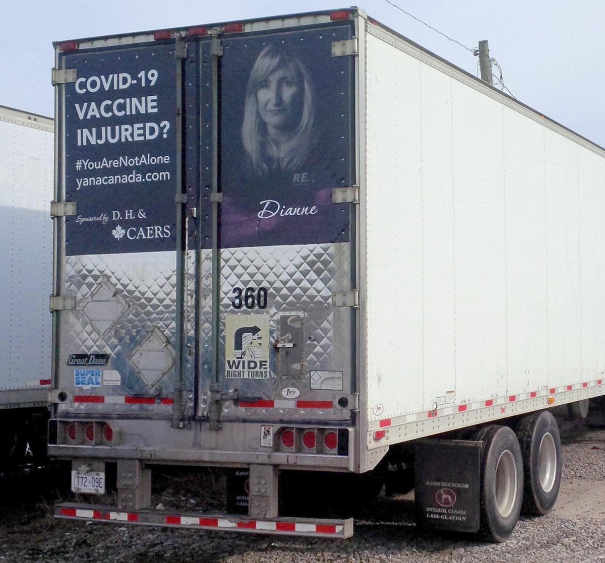 One truck at a time we bring awareness across canada!

If you are a truck owner/operator and would like to be apart of the awareness campaign go to yanacanada.com 

#yanacanada #youarenotalone #unitedforchange #weareallinthistogether #unitedfreedomfund #vaxinjury