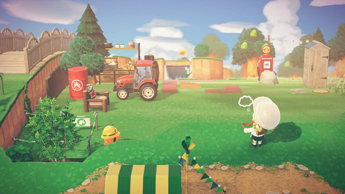 バンタムおいちゃんの新しいお家周りを作ってる。
#あつ森
#ペタル島ログ