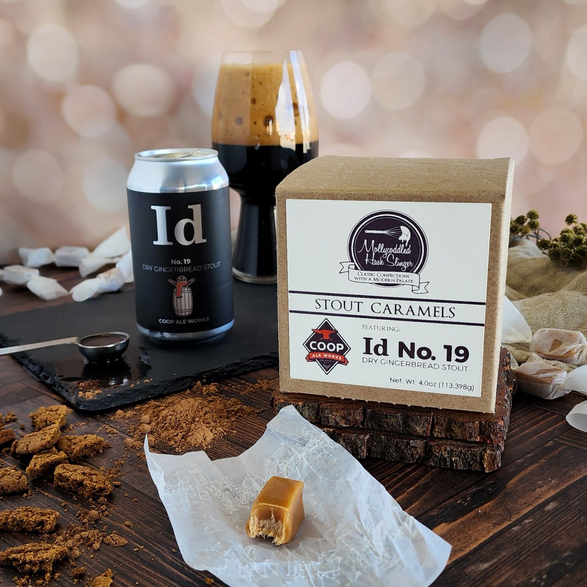 We're excited to announce a collab with <a href="/coopaleworks/">COOPAleWorks</a> ! 

In honor of <a href="/craftbrewersok/">CraftBrewersOK</a> 's upcoming Brewer's Fest on April 8th, we created a Stout Caramel featuring COOP's Id No.19 Dry Gingerbread Stout. 

Swing by our booth during the Brewer's Fest and snag a box!

 #okcnews