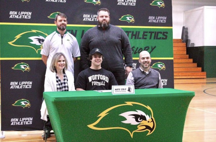 Nate_Cole78's tweet image. Officially a terrier‼️🐶 Thank you to everyone who has made this possible and supported me throughout the process!! @Wofford_FB @CoachBWeigle @BenLippenFB @silverbacknati1 @Big_mike_jones @Cwoods75 @Coach_romero18 @WatsonShawn1