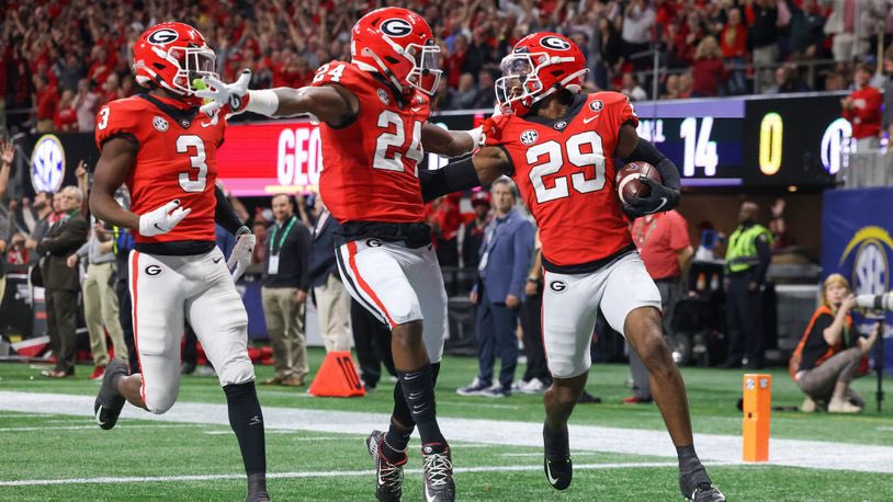 aaronleicht's tweet photo. Roll call for all you BACK 2 BACK National Champions: What was your FAVORITE moment from the 2022 season? 

Comment &amp; RT! #GoDawgs https://t.co/dFQsoXi5HI