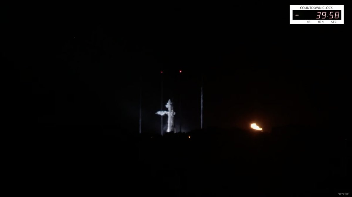 T-minus 40 minutes and counting. Relativity Space's countdown continues ticking toward an updated target launch time from Cape Canaveral 10:38pm EDT (0238 GMT).

Live views of the launch pad: youtube.com/watch?v=eEQmDq…
