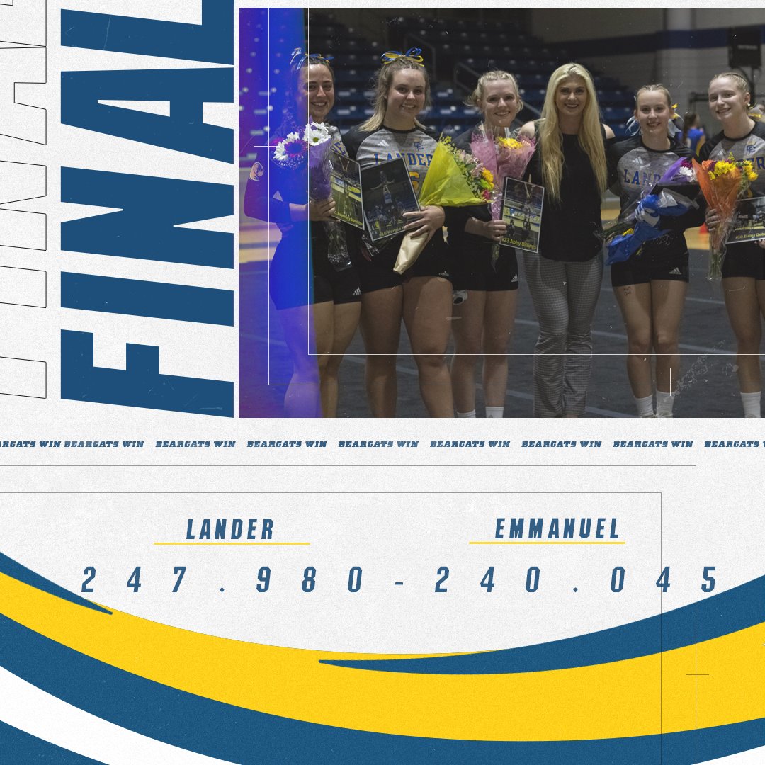 A big thank you to our seniors in our last home meet. We defeated Emmanuel at tonight’s tri-meet. #cLawsUp