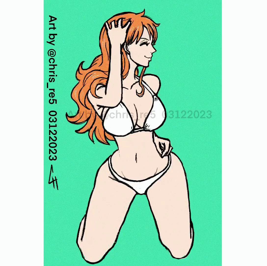 [ PROCREATE SKETCHES ] ONE PIECE | Nami 0008 #Procreate #ナミ #Nami #ワンピース #ONEPIECE