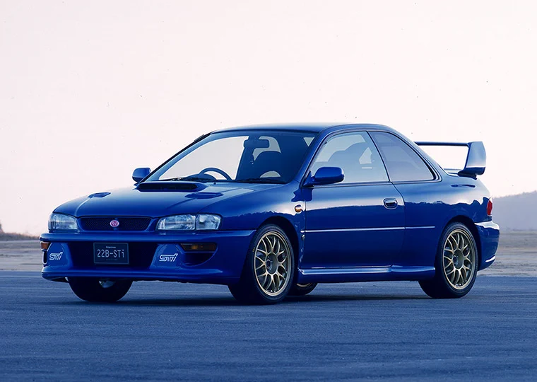 スバルインプレッサWRX22Bポスターカタログ 株式会社SUBARU on X: 