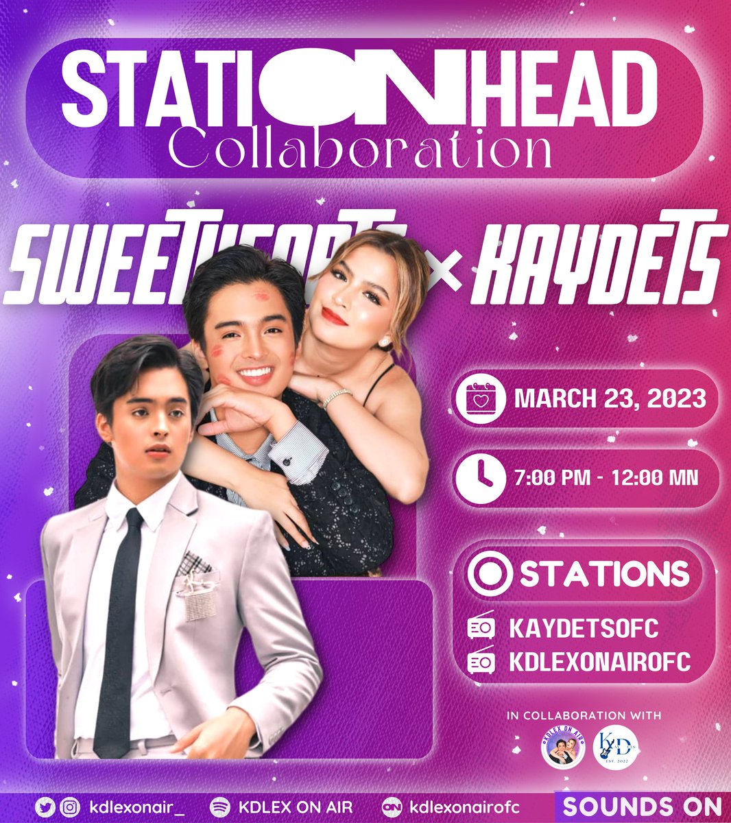 kdlexonair_'s tweet photo. Heads-up, Kaydets &amp; Sweethearts! Our first streaming collab for this year is happening tonight! ✨️

Join us w/ @Kaydets_Kdester &amp; let's not end the day without listening to "DAYS." 🤍💙

See you on our station at 7PM-12MN!
📻 https://t.co/hjmuQ1SXoU https://t.co/Pkl9YQ9ult