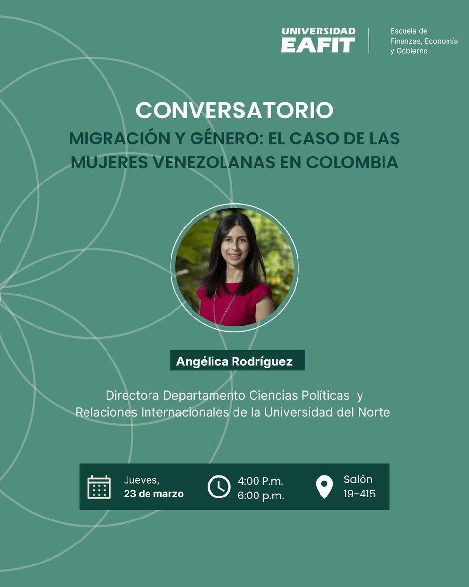FelipeMurilloC's tweet photo. ¡Toda la comunidad eafitense y no eafitense está cordialmente invitada a esos dos maravillosos espacios! 

Nos vemos mañana en este evento organizado por el pregrado en Ciencias Políticas (@cpoliticaseafit) y la Escuela @FEG_EAFIT. https://t.co/uN2MmOgEUl