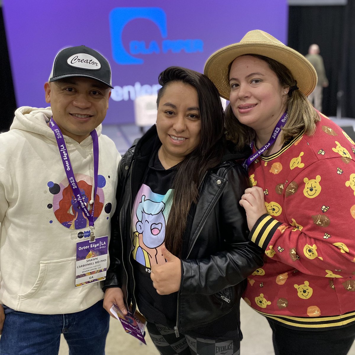 bigaxonWTF's tweet photo. Spotted at @NFTLAlive… #WoWLA squad. 💜
Thank you @worldofwomennft & @kashvii!!! @_eem5_ https://t.co/73zhlYkSV4